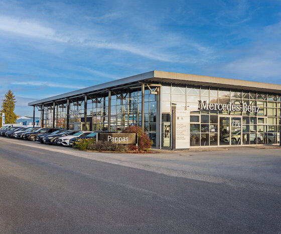 Betriebsgebäude von Pappas in Hohenzell.