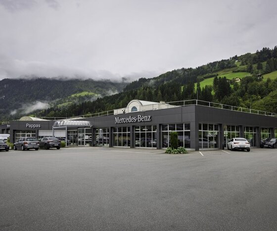 Betriebsgebäude von Pappas in St. Johann im Pongau.